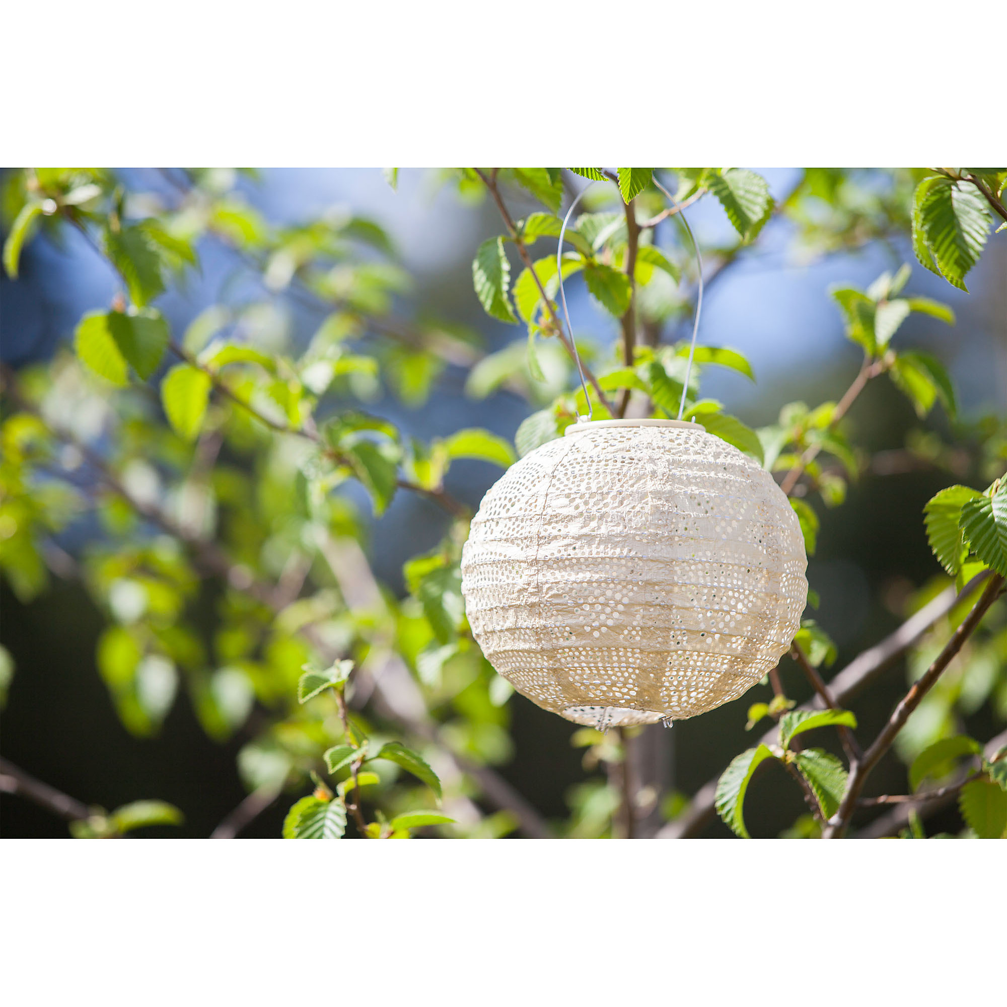 Allsop Home and Garden, Soji Stella Globe - Pearl Wave, Color Ivory, Included (qty.) 1 Model# 31771